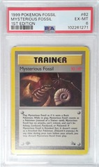 V1900: 1999: Mysterious Fossil: 62/62: 1ST Edition: Fossil: PSA: 6: EX-MT: 102261271